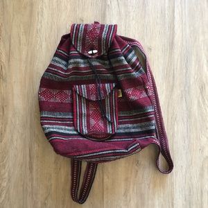Woven backpack